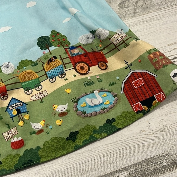 Ricrac & Ruffles Farm Animals Dress Size 2T NWT - Picture 4 of 9